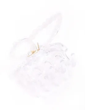 Pearl Clear Butterfly Claw Clip