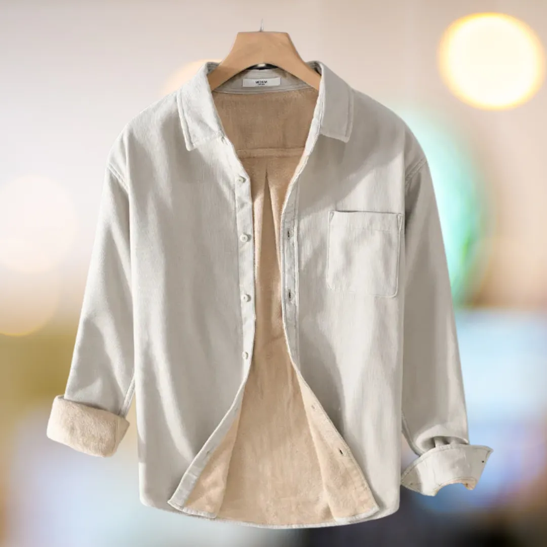 Regal Fleece-Lined Corduroy Jacket