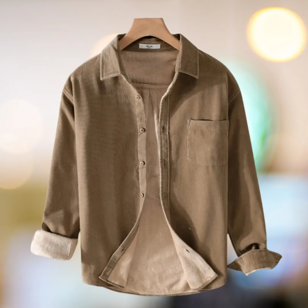 Regal Fleece-Lined Corduroy Jacket