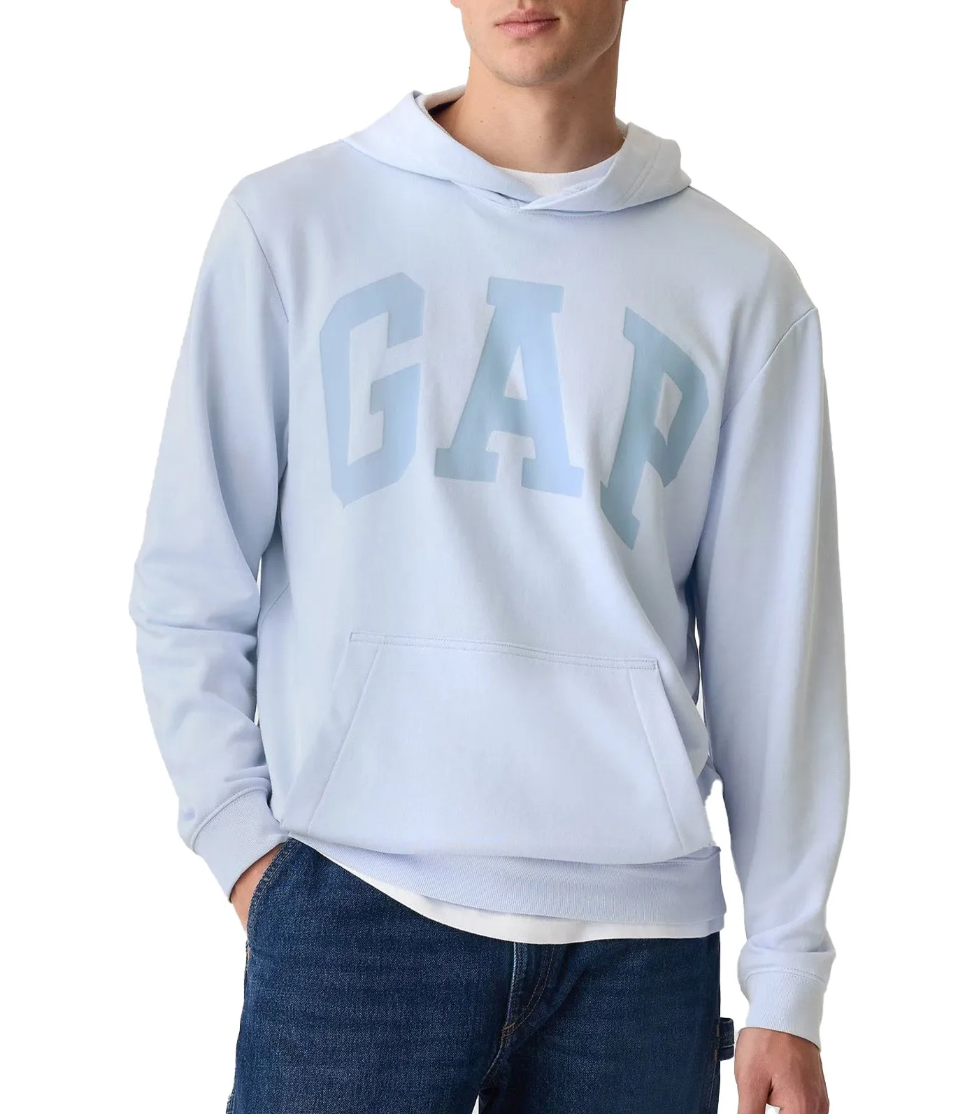 Relaxed Logo Hoodie Bicoastal Blue