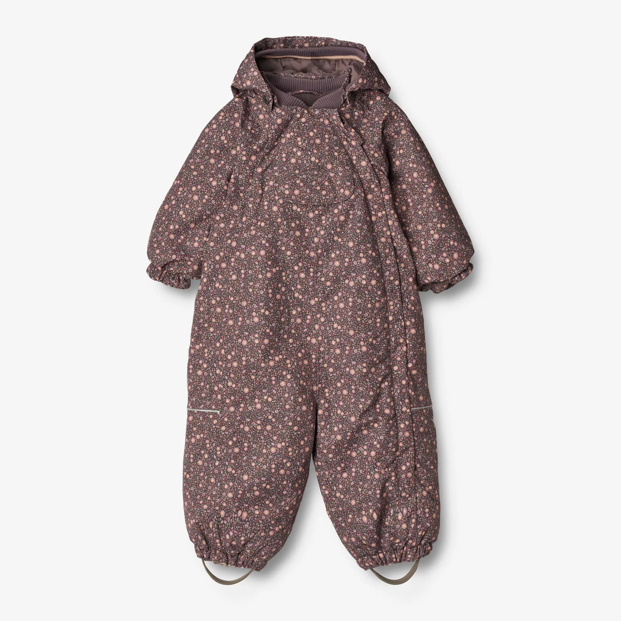 Snowsuit Adi Tech | Baby - eggplant buttercups