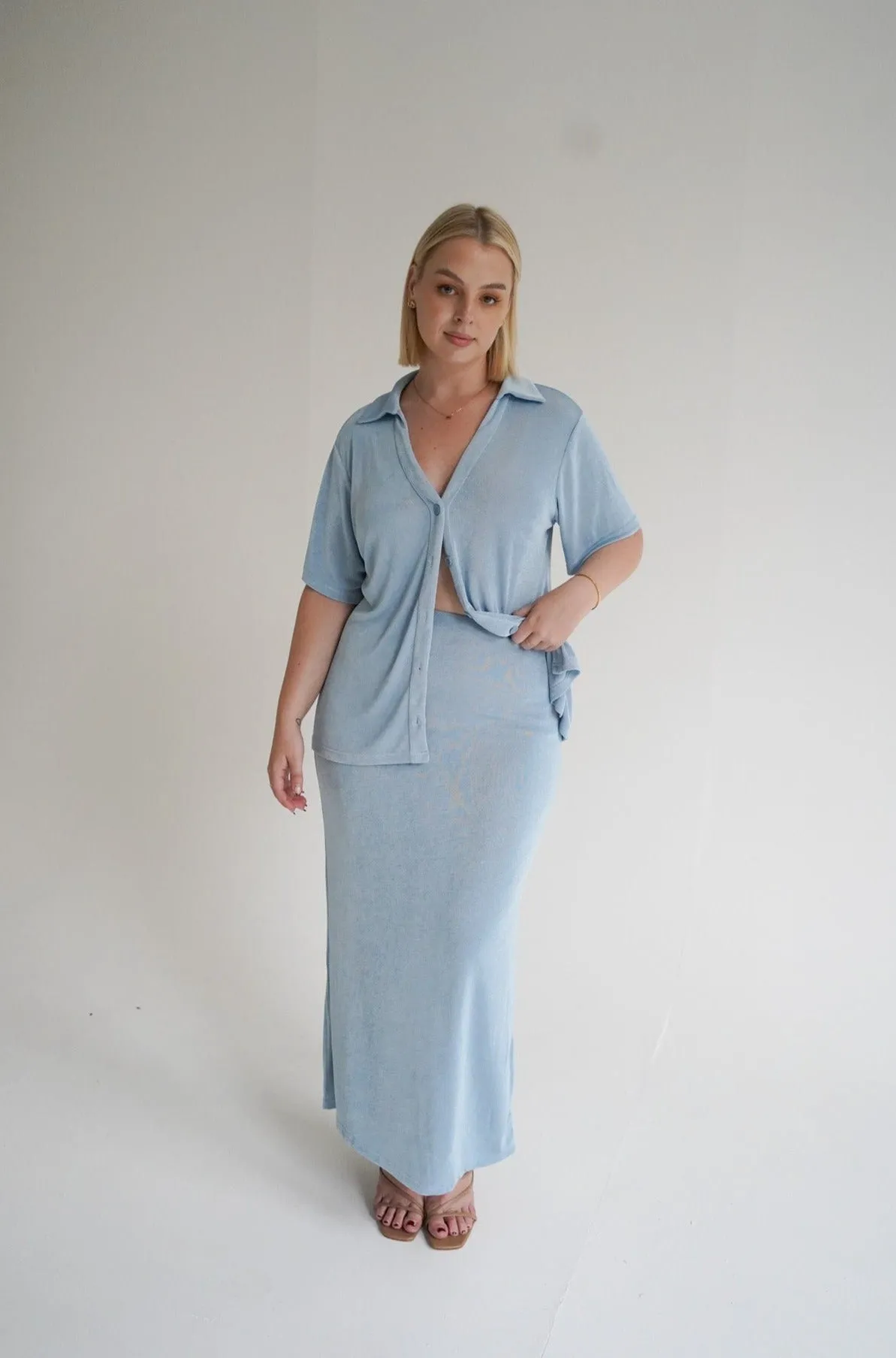 SOLA SKIRT SOFT BLUE