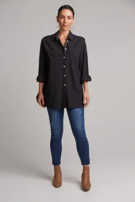 STUDIO OVERSIZED SHIRT EBONY