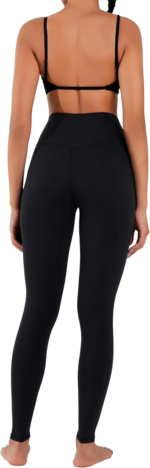Sunzel Sunlissia High Waisted Leggings for Women Tummy Control Yoga Pants Workout Leggings for Gym Running Everyday