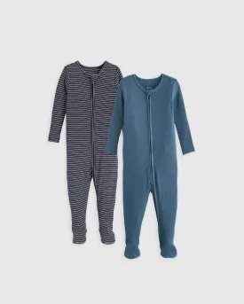 The Softest Rib Footie Pajamas 2-Pack