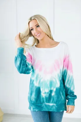 Tie Dye Relaxed Sweatshirt