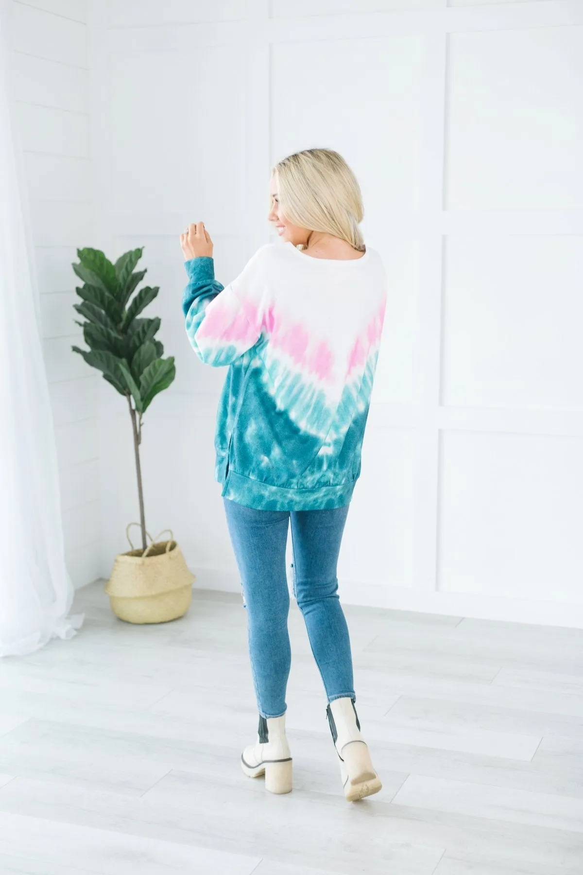 Tie Dye Relaxed Sweatshirt