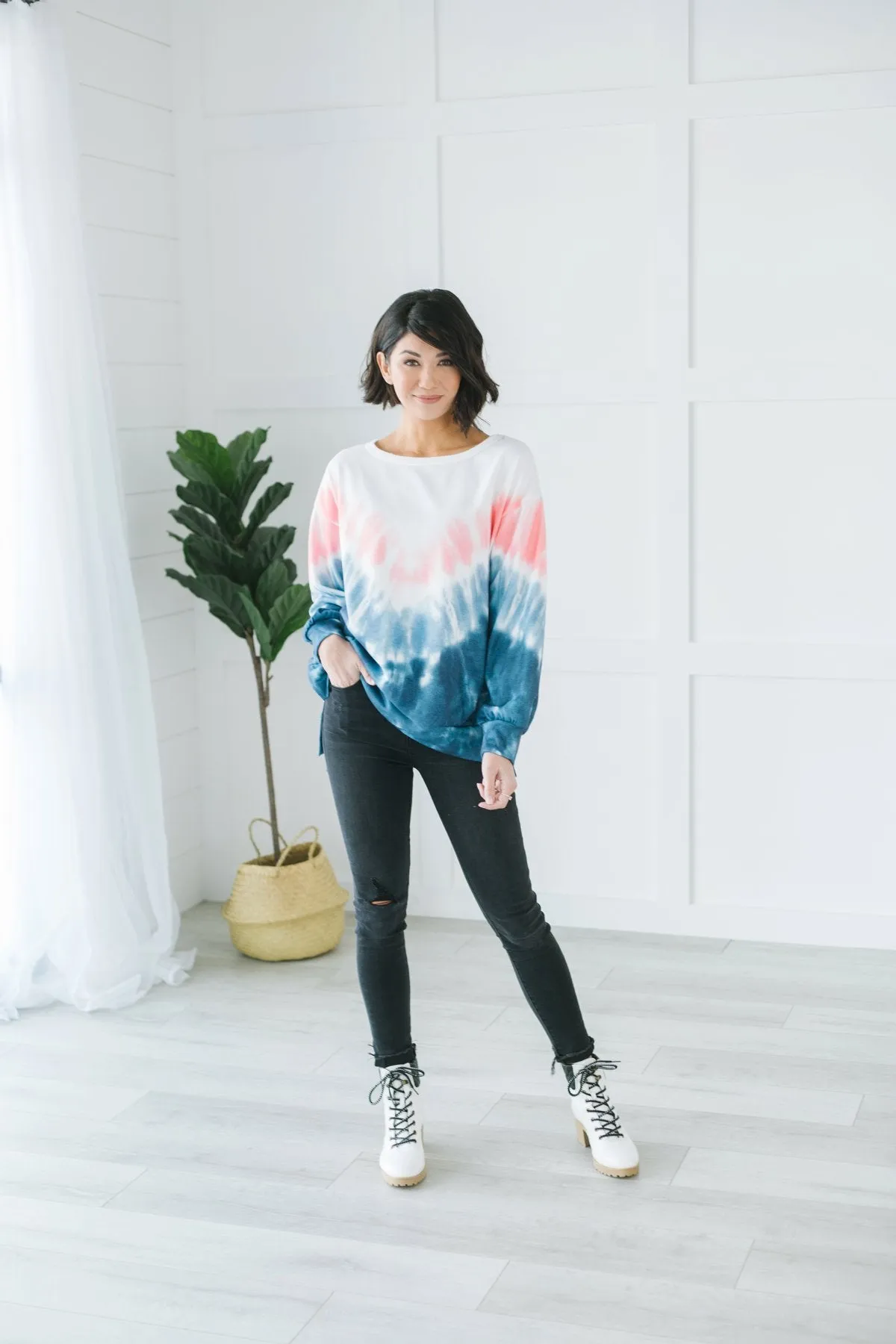 Tie Dye Relaxed Sweatshirt