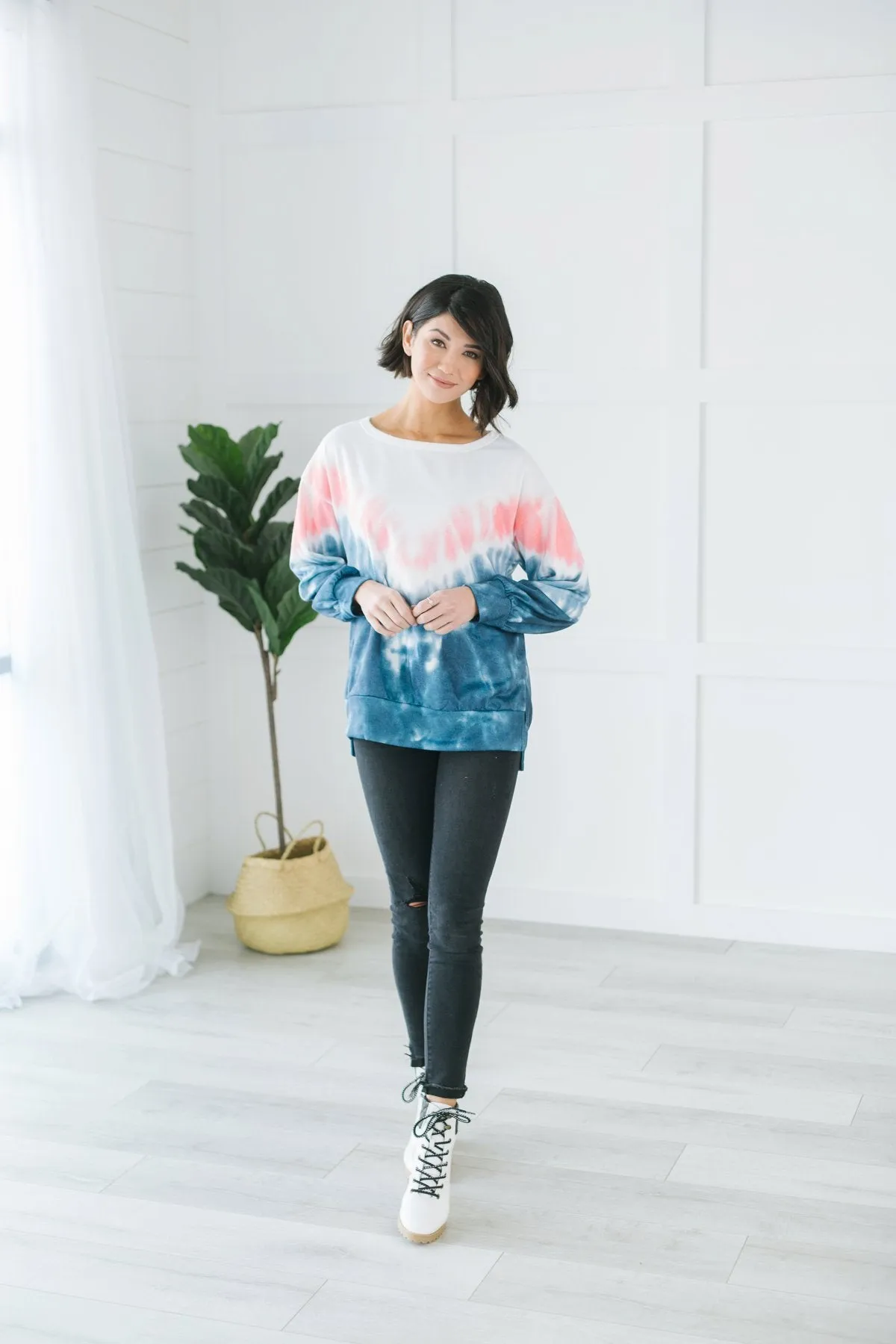 Tie Dye Relaxed Sweatshirt
