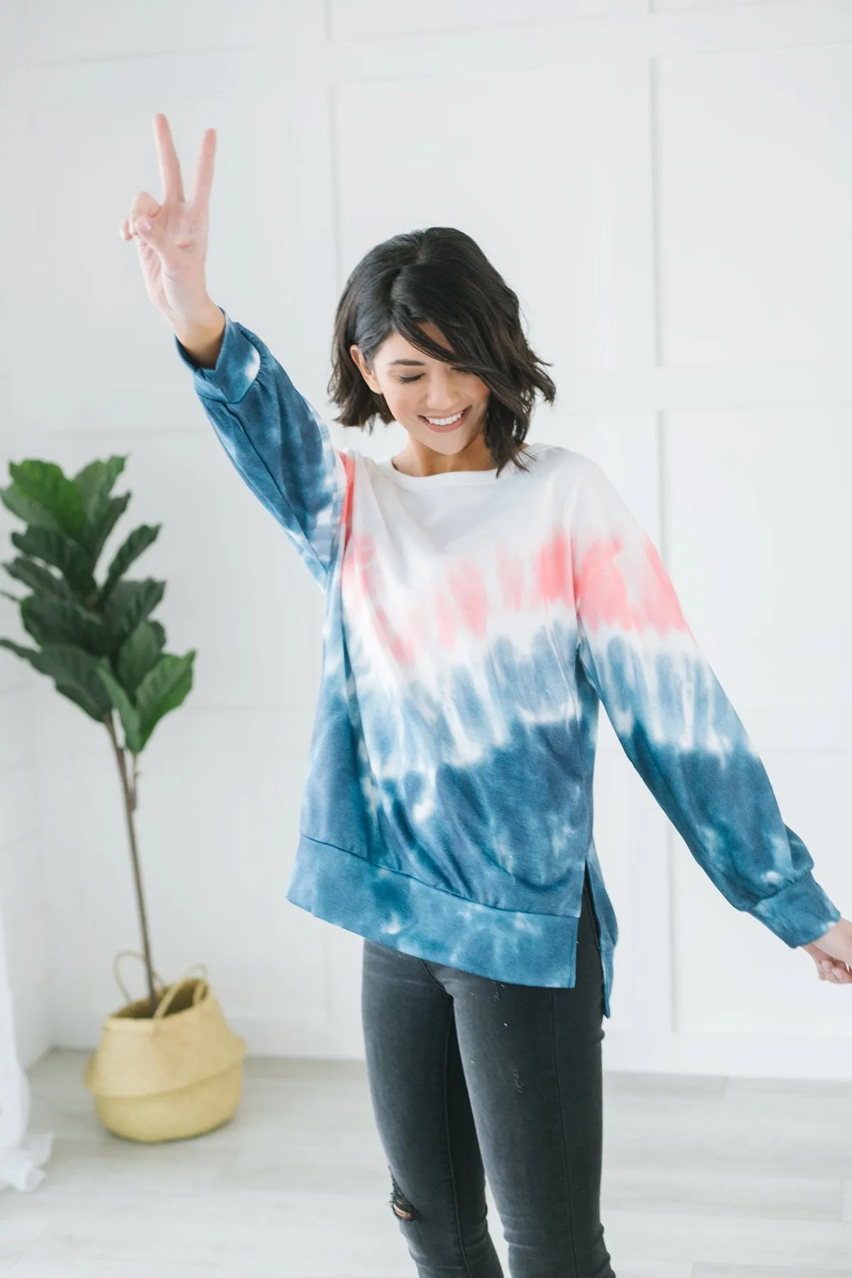 Tie Dye Relaxed Sweatshirt