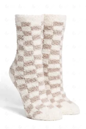 Ultra Soft Checkered Comfy Socks