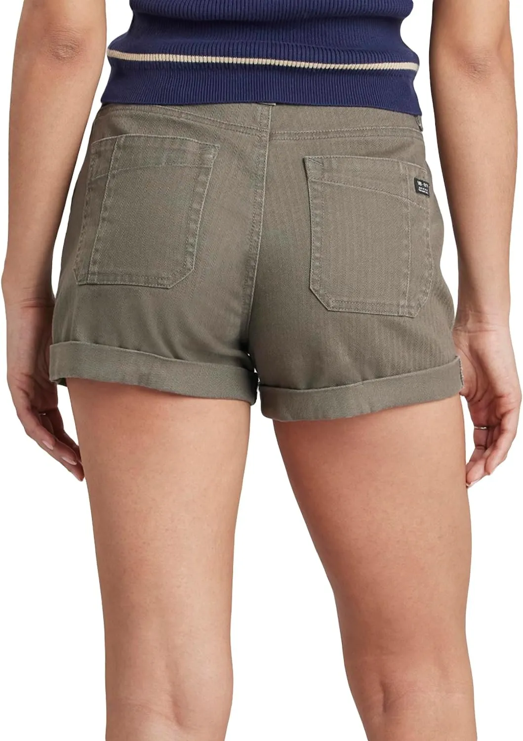UNIONBAY Women's Bridget Stretch Herringbone Utility Short