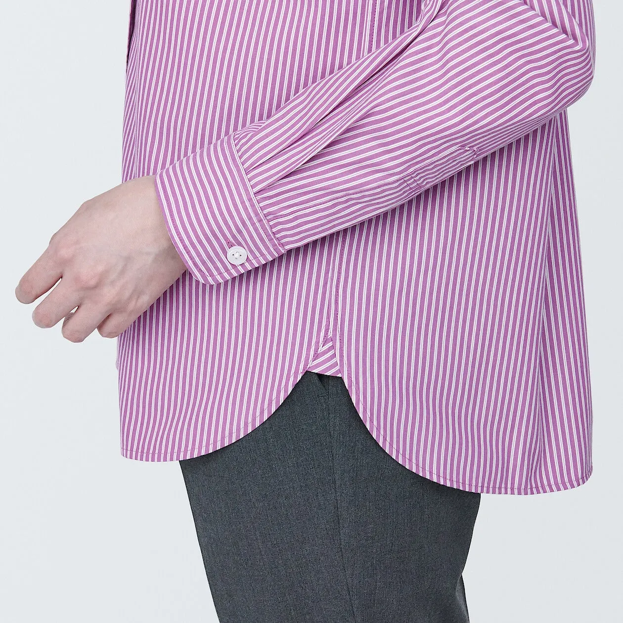 Washed Broadcloth Long Sleeve Shirt