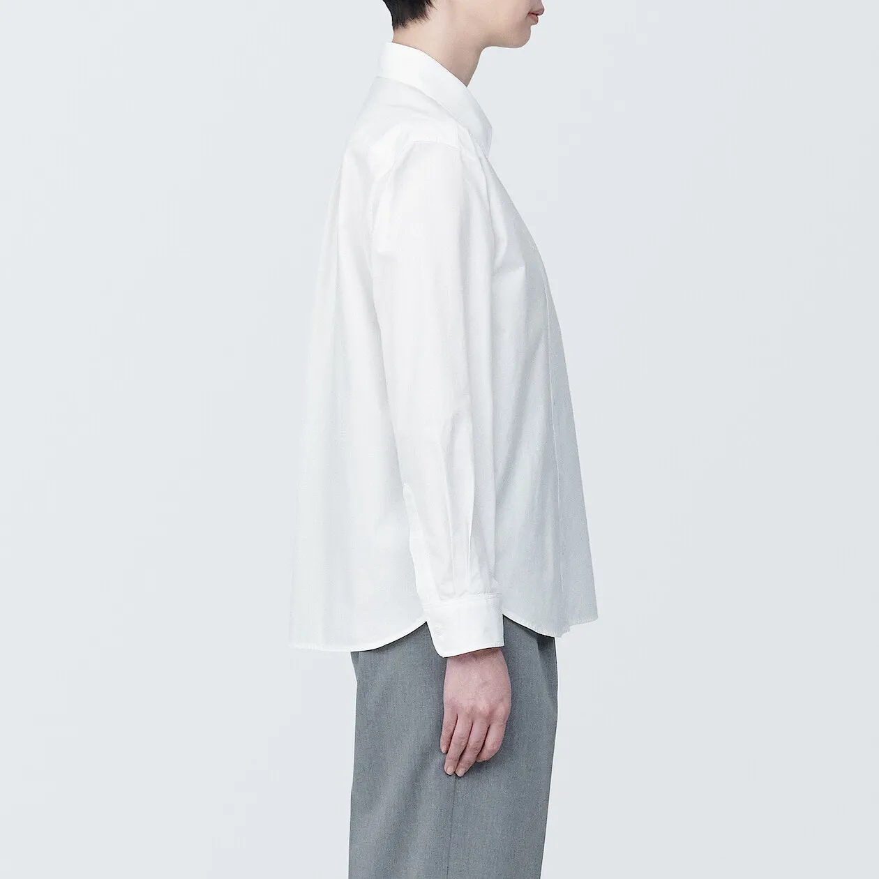 Washed Broadcloth Long Sleeve Shirt