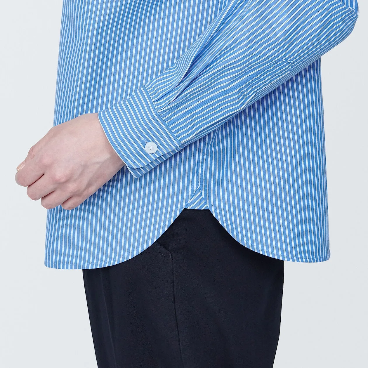 Washed Broadcloth Long Sleeve Shirt