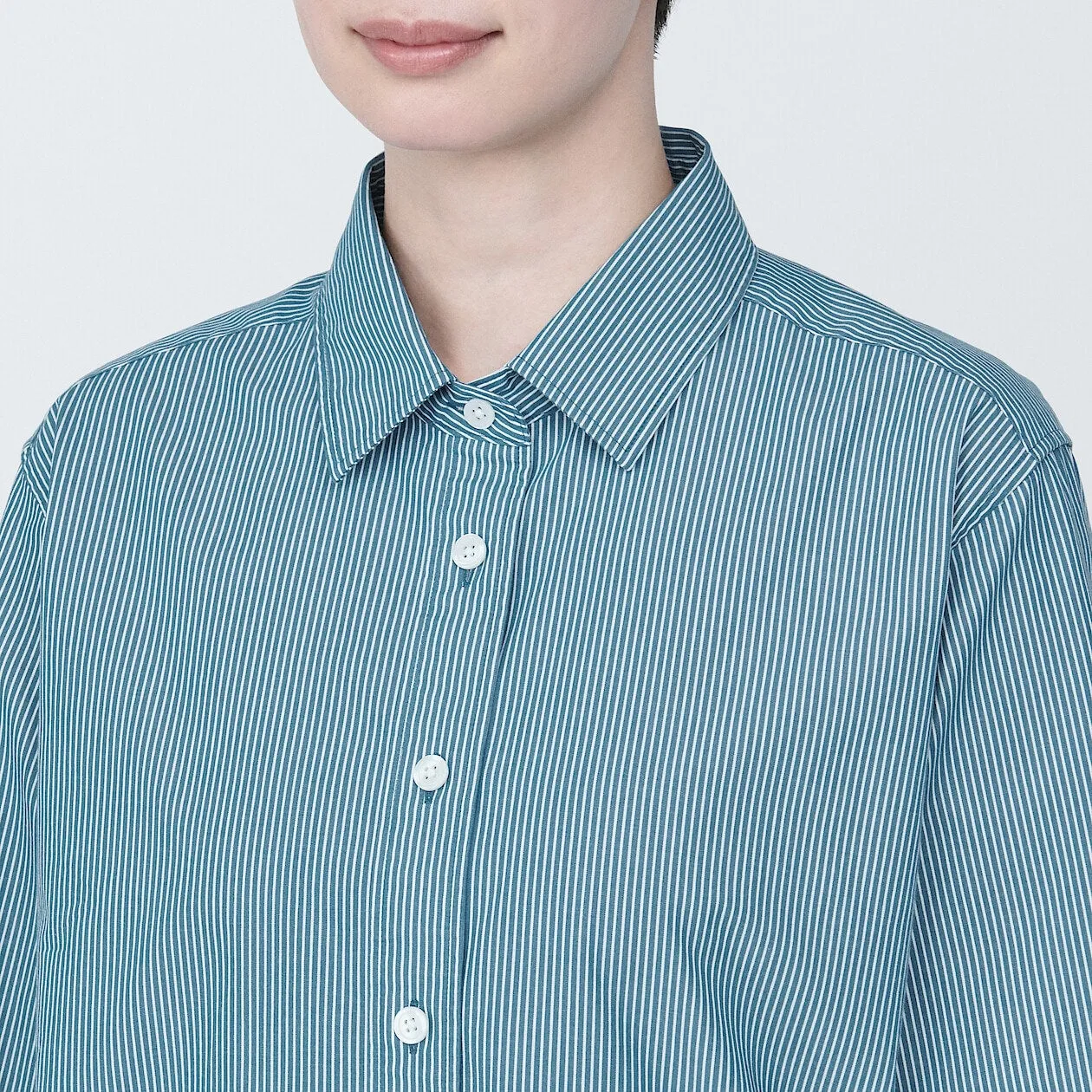 Washed Broadcloth Long Sleeve Shirt
