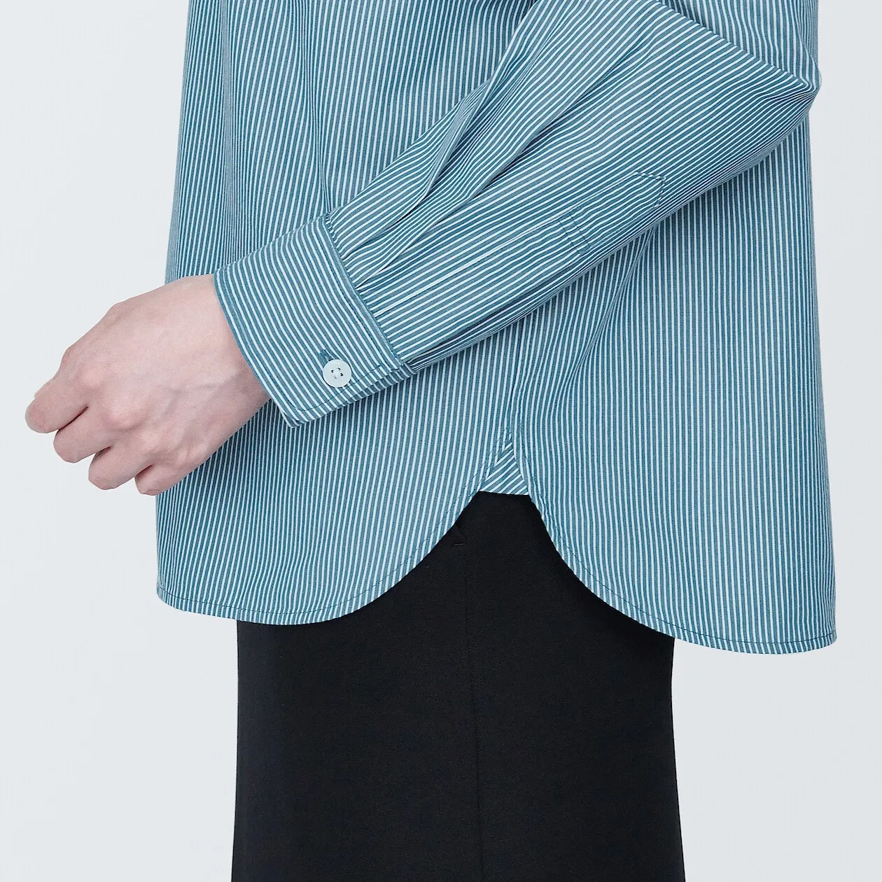 Washed Broadcloth Long Sleeve Shirt
