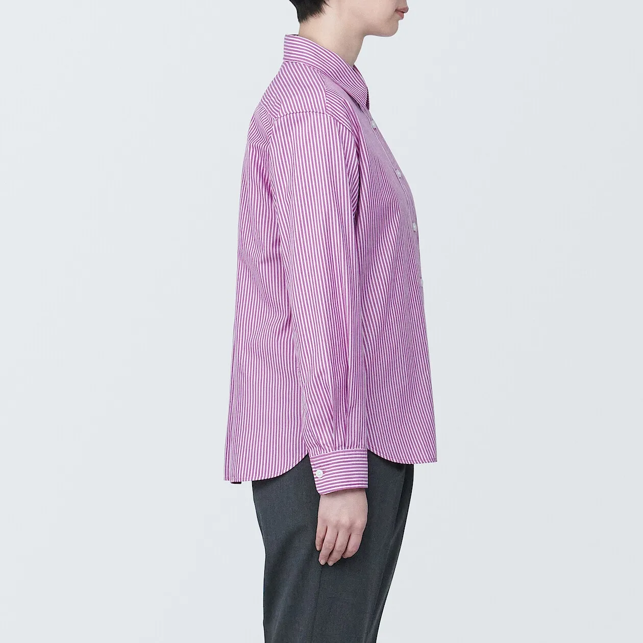 Washed Broadcloth Long Sleeve Shirt