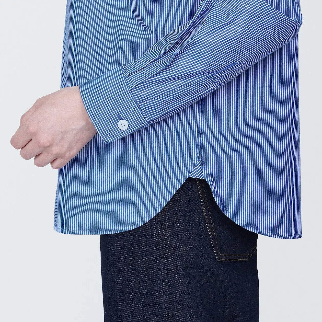 Washed Broadcloth Long Sleeve Shirt