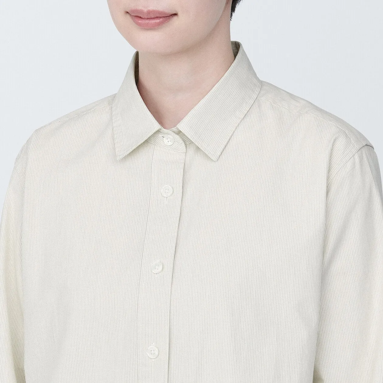 Washed Broadcloth Long Sleeve Shirt