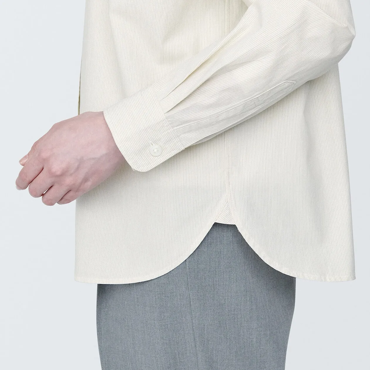 Washed Broadcloth Long Sleeve Shirt