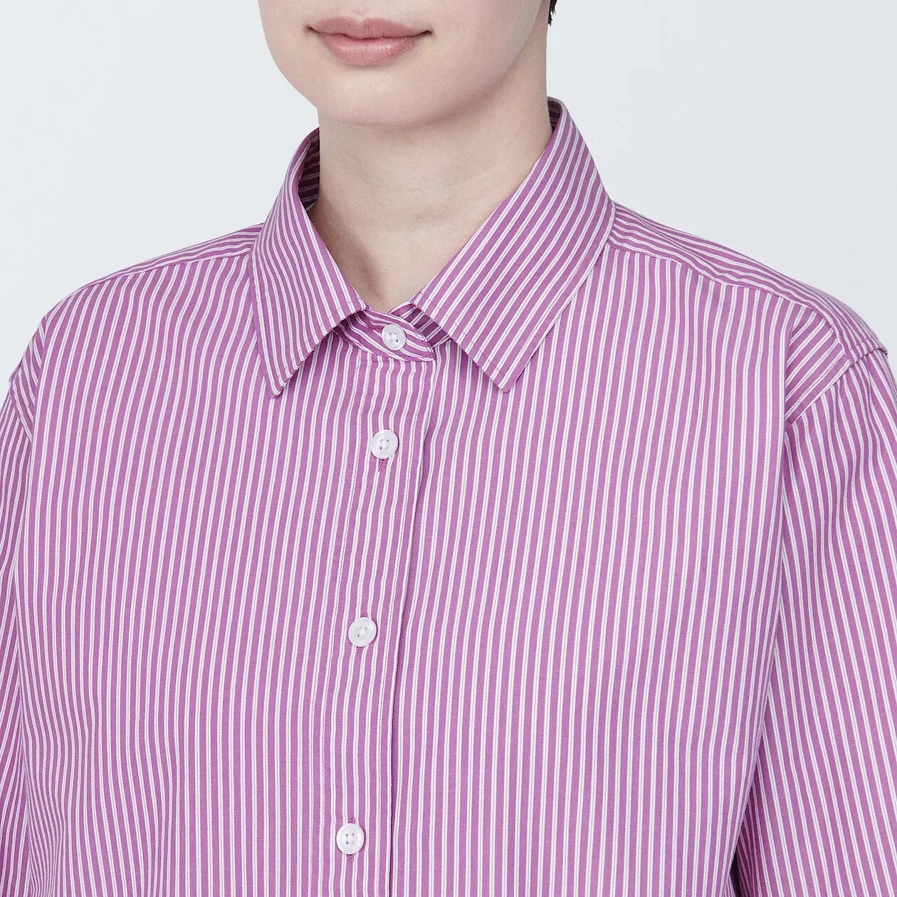Washed Broadcloth Long Sleeve Shirt