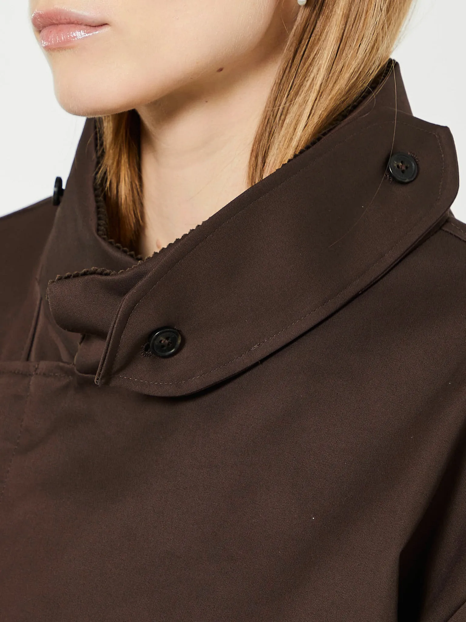 Water Resistant Jacket in Dark Brown