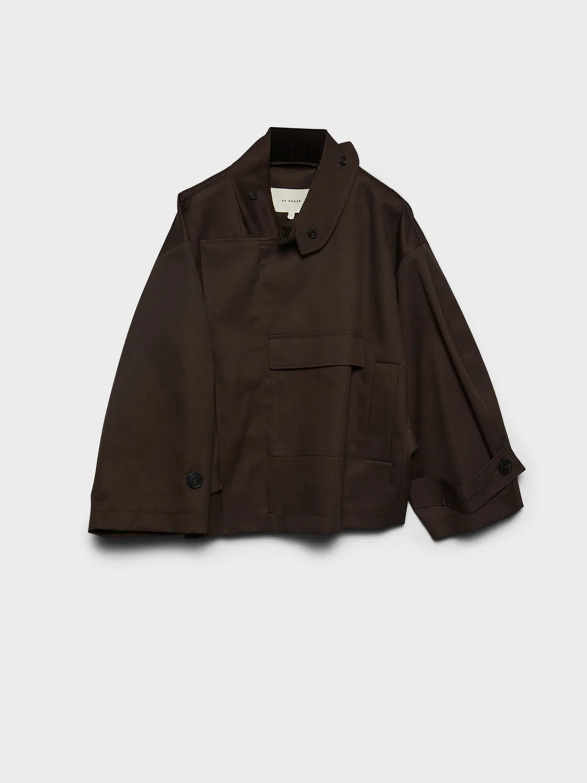 Water Resistant Jacket in Dark Brown