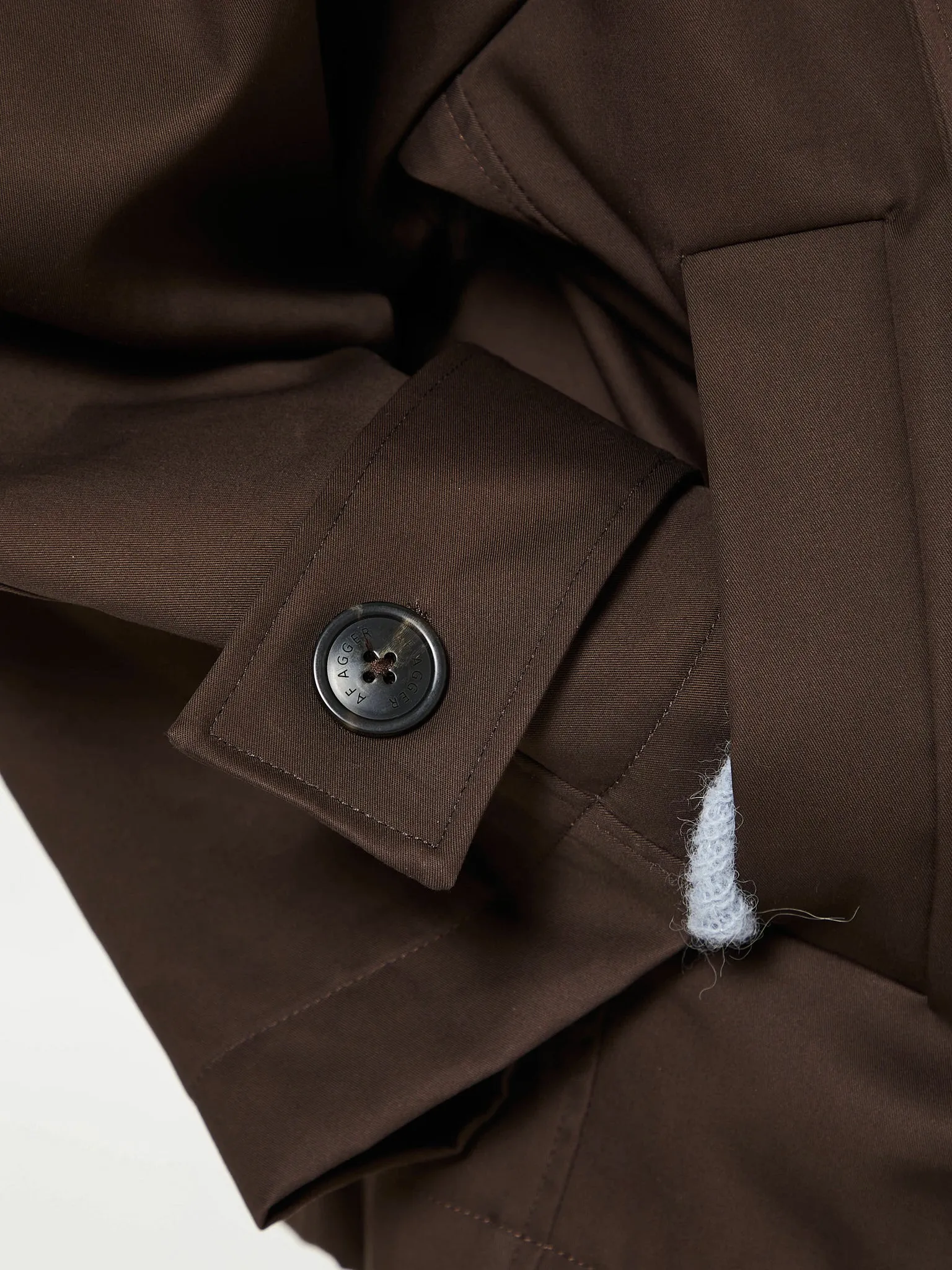 Water Resistant Jacket in Dark Brown