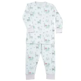 White Llamas 2 pc PJ