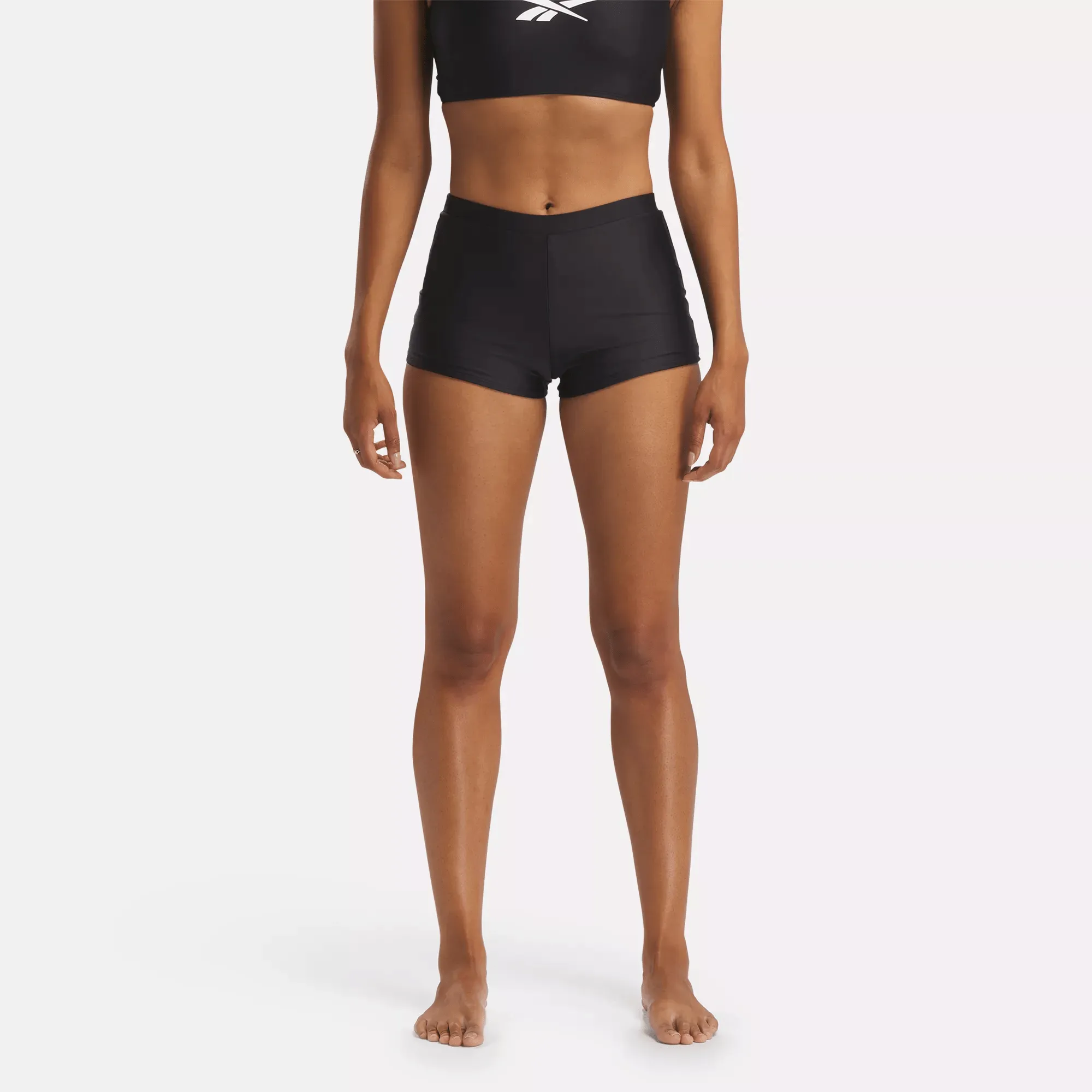 Women's High Waist Boyshort Swimsuit Bottom