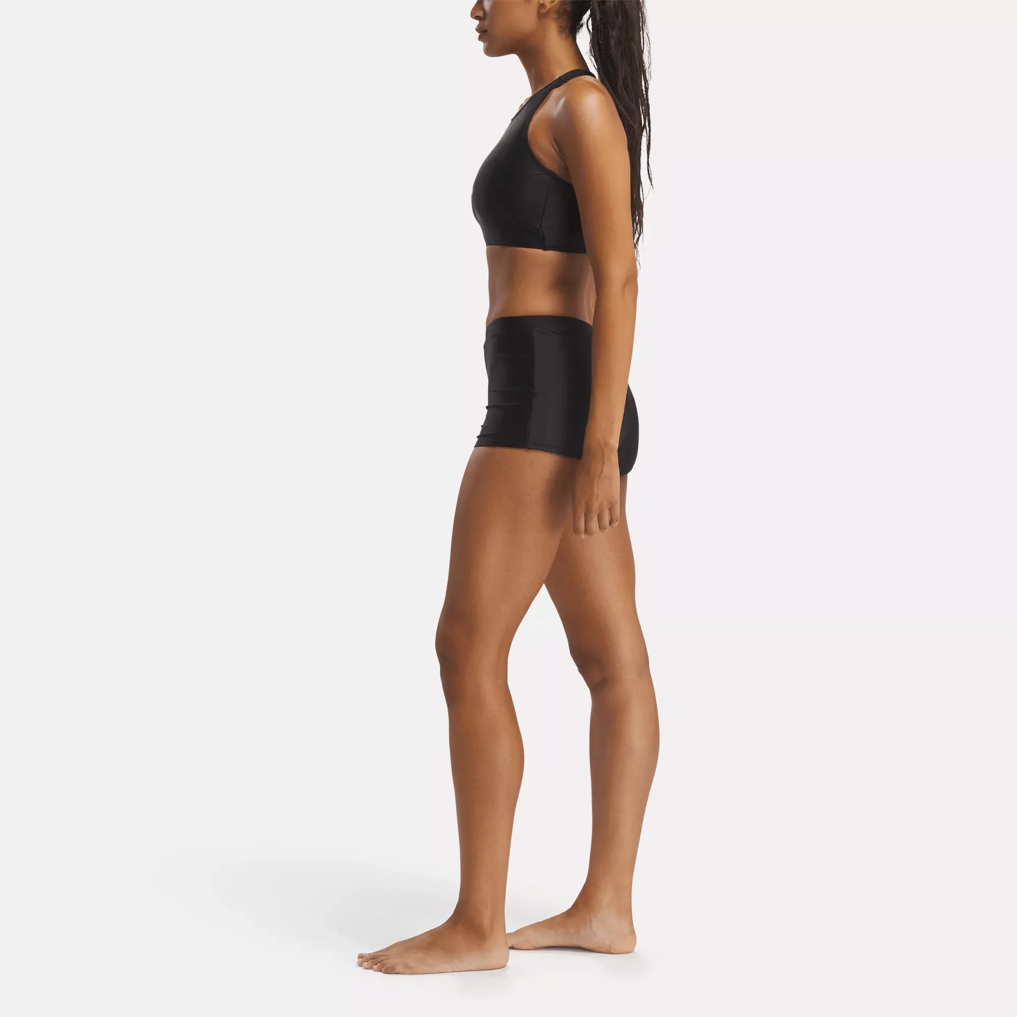 Women's High Waist Boyshort Swimsuit Bottom