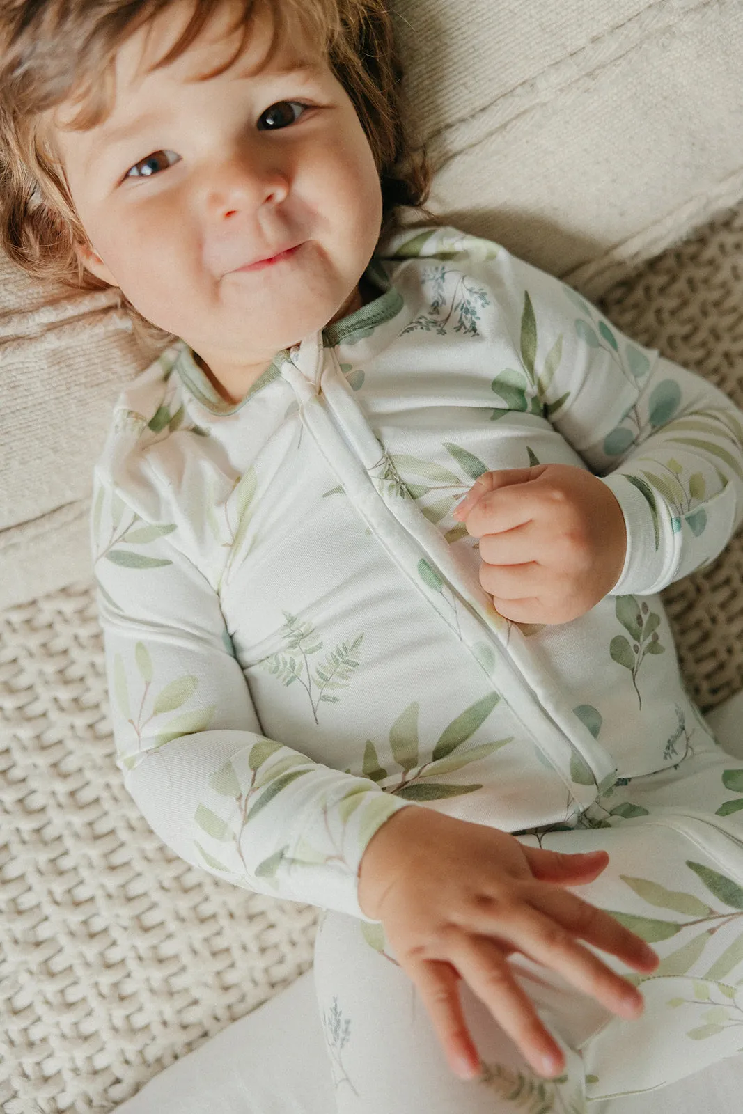 Zip-Up Footie Pajama - Haven